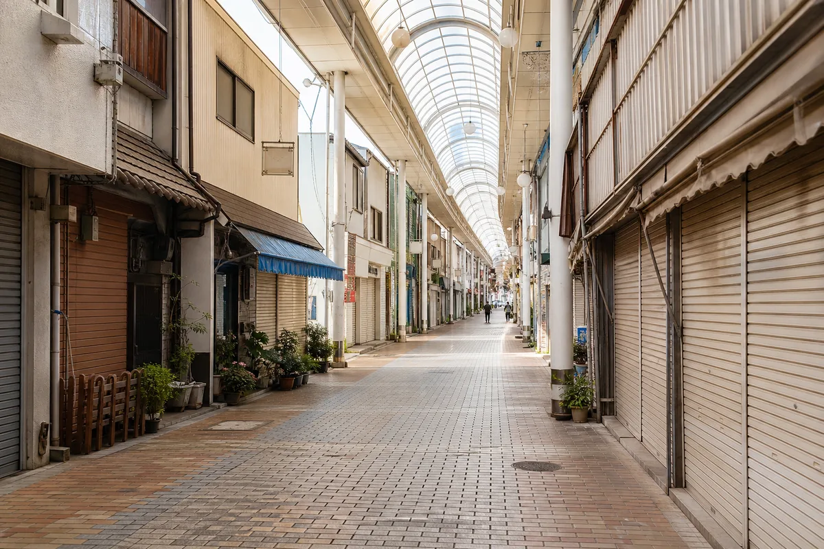 静かな商店街の現在イメージ